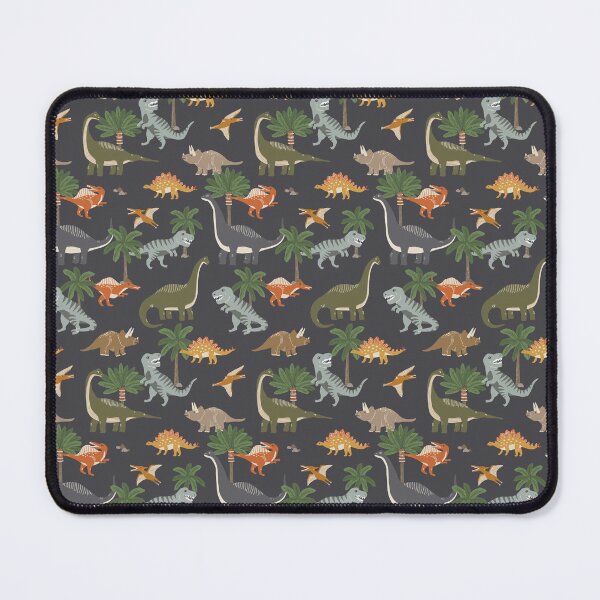 Item preview, Cute and colorful dinosaurs on dark blue // boys designed and sold by Erin Kendal.