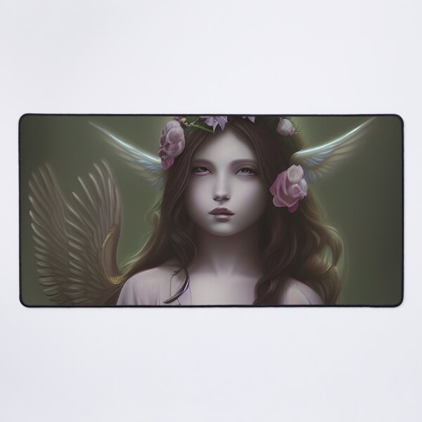 Item preview, Beautiful Vintage Wildflower Angel AI Art designed and sold by Melissa Park.