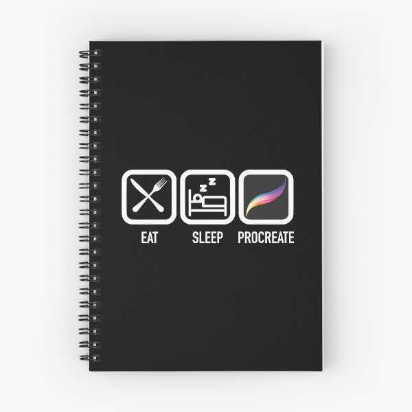 Item preview, Eat Sleep Procreate designed and sold by pomak.