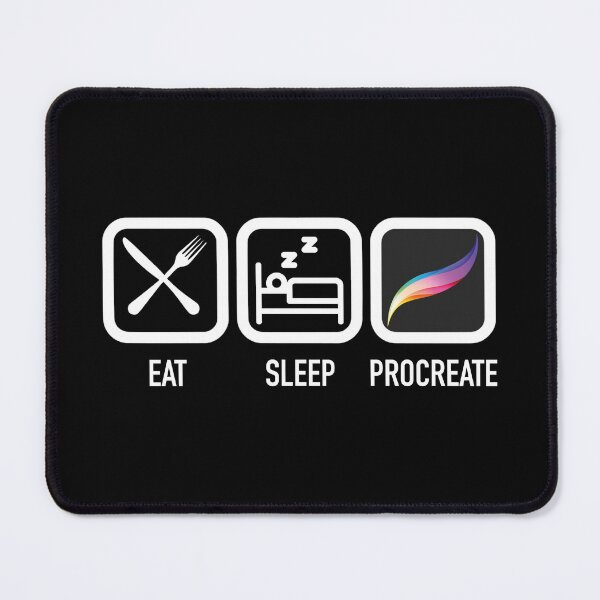 Item preview, Eat Sleep Procreate designed and sold by pomak.