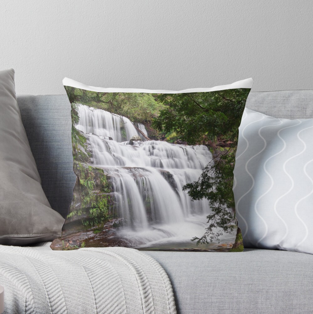 Liffey Falls, Tasmania Throw Pillow