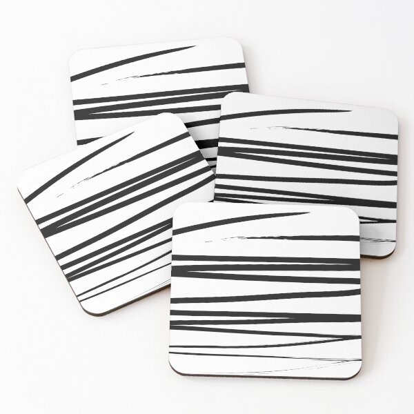 Item preview, Modern Black & White Lines Abstract Art  designed and sold by idovedesign.