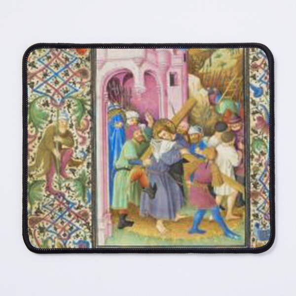 Item preview, Illuminated Manuscript of Jesus on the Way to the Crucifixion designed and sold by IlluminatedPage.