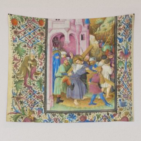 Item preview, Illuminated Manuscript of Jesus on the Way to the Crucifixion designed and sold by IlluminatedPage.