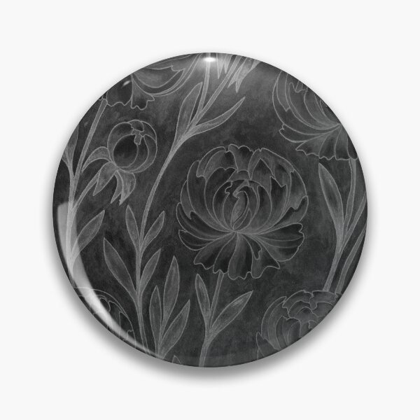 Artikelvorschau, Schwarzes und graues Blumenmuster entworfen und verkauft von IrinaIkar.