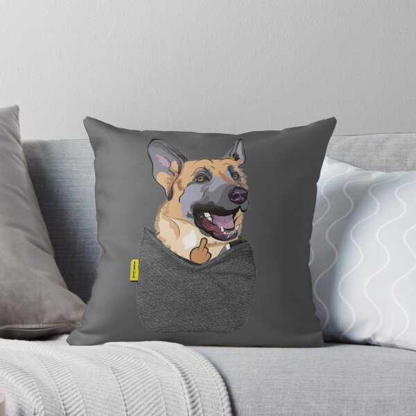 Item preview, German Shepherd FU Pocket designed and sold by darklordpug.