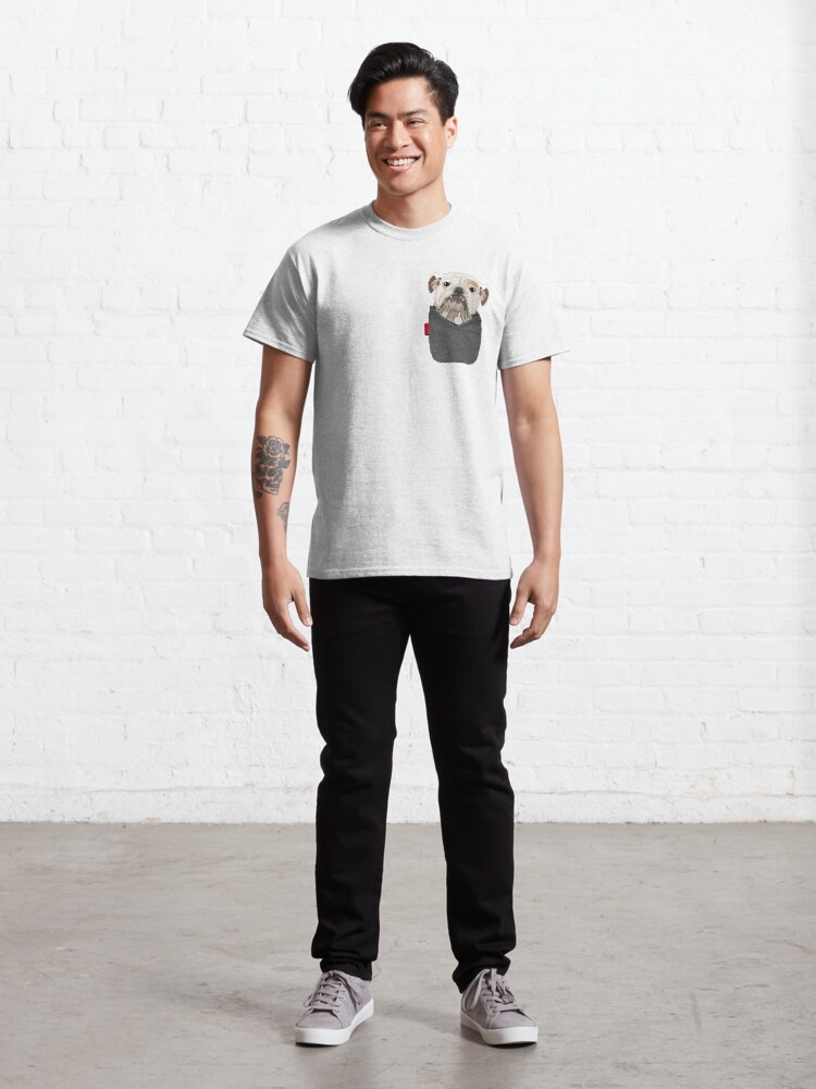 Alternate view of Bulldog FU Pocket Classic T-Shirt