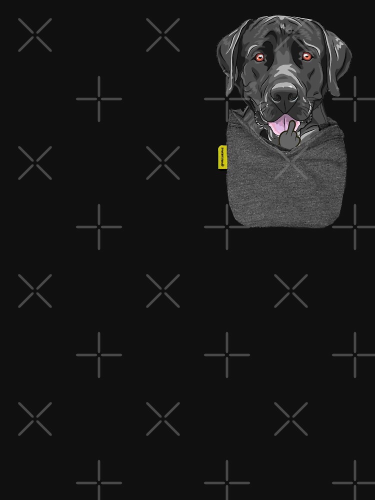 Labrador Retriever FU Pocket by darklordpug