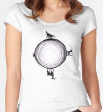 Marauders Moon Women's Fitted Scoop T-Shirt