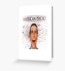 american psycho Greeting Card