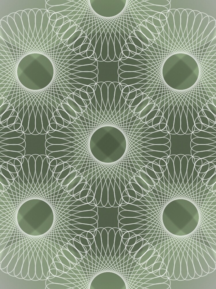 Circled in Shades of Emerald Green by AhUmDesign