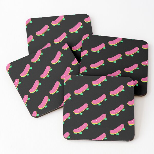 Item preview, Pink Retro Skateboard Vintage  designed and sold by mkzmerch.