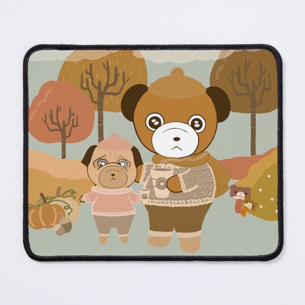 Item preview, Sweater Weather Bear and Pug designed and sold by Toba  Goodbear.