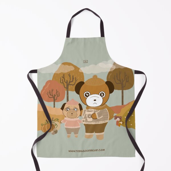 Item preview, Sweater Weather Bear and Pug designed and sold by Toba Goodbear.