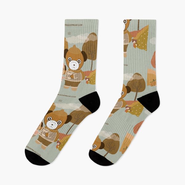 Item preview, Sweater Weather Bear and Pug designed and sold by Toba  Goodbear.