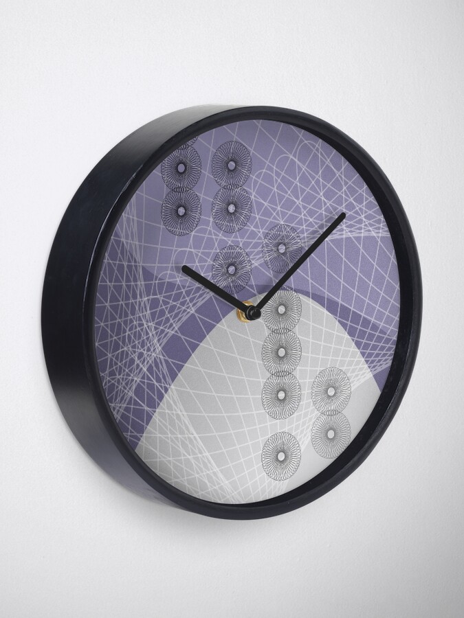 Alternate view of Purple Skyfall Clock