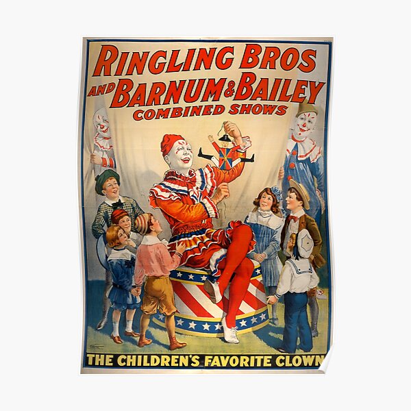 Circus Poster - Ringling Bros Barnum and Bailey Poster