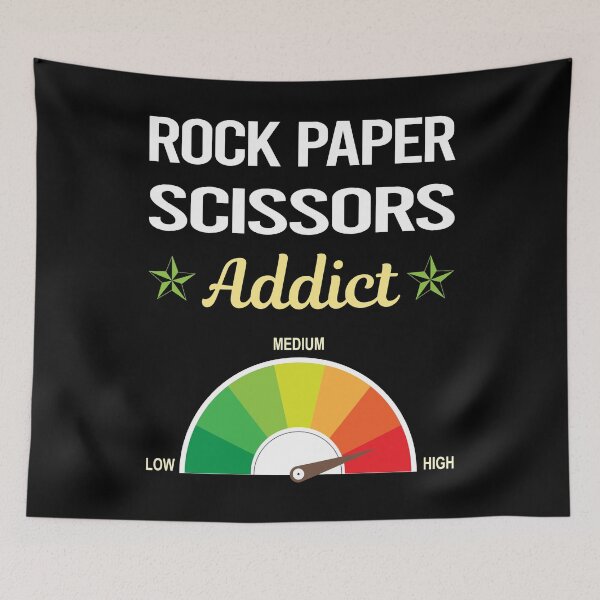 Item preview, Addict Rock Paper Scissors designed and sold by PriscillaHerna.