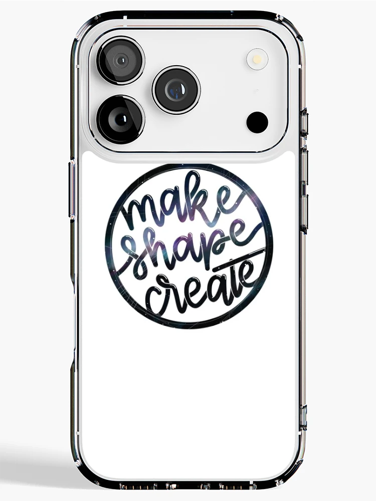 Thumbnail 1 of 5, iPhone Case, MakeShapeCreate - Galaxy designed and sold by Annie Norris.