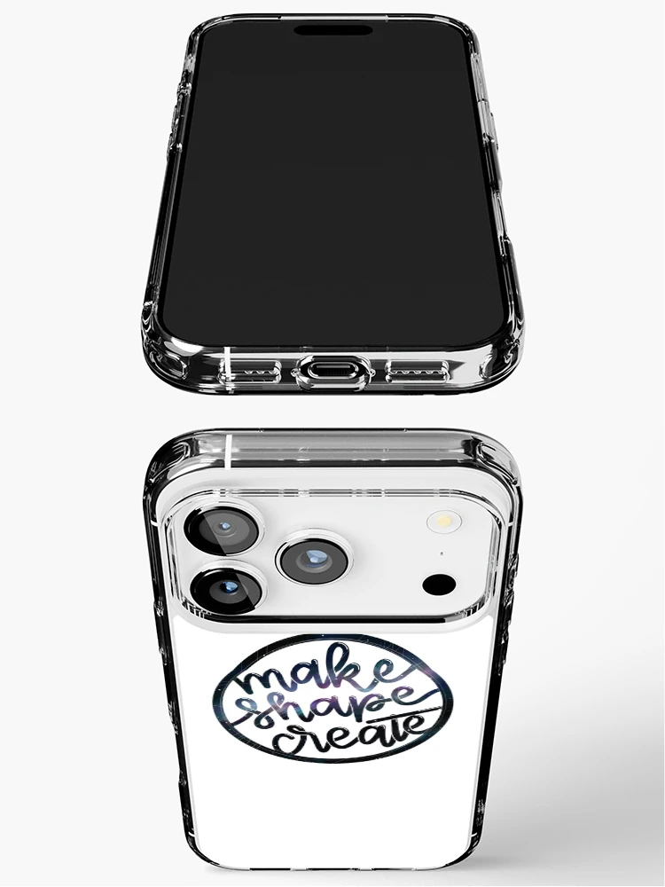 Thumbnail 3 of 5, iPhone Case, MakeShapeCreate - Galaxy designed and sold by Annie Norris.