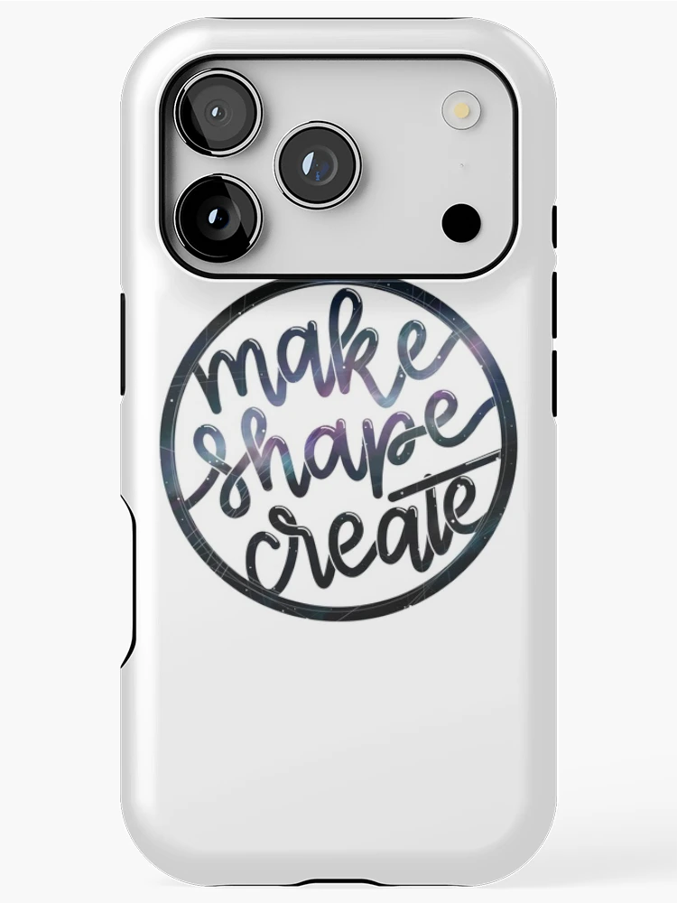 Thumbnail 1 of 4, iPhone Case, MakeShapeCreate - Galaxy designed and sold by Annie Norris.