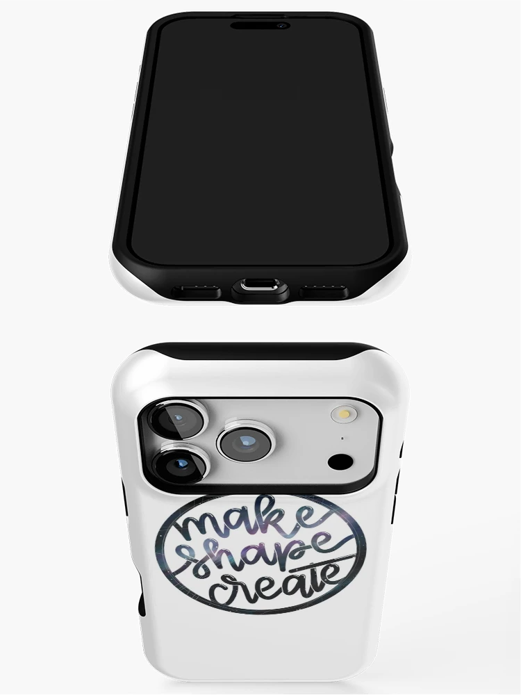 Thumbnail 3 of 4, iPhone Case, MakeShapeCreate - Galaxy designed and sold by Annie Norris.