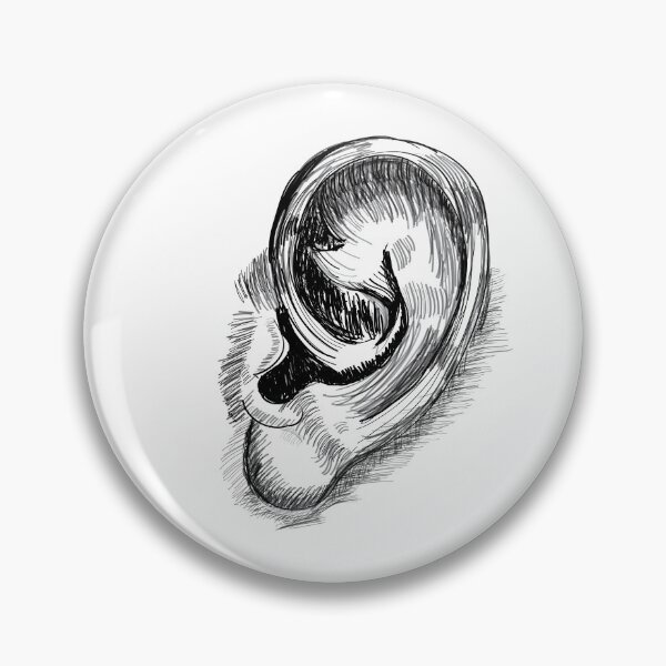 Item preview, Ear sketch art  T-Shirt designed and sold by KARTICK DUTTA.