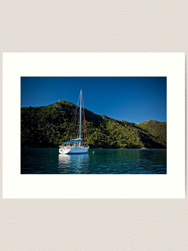 Alternate view of Calm Anchorage Art Print
