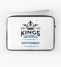Kings are born in september Laptop Sleeve