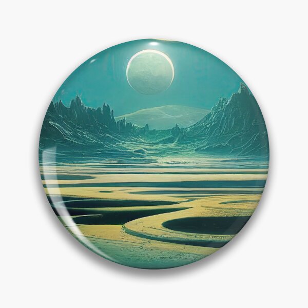 Item preview, Alien planet fantasy landscape designed and sold by mrlongfield.