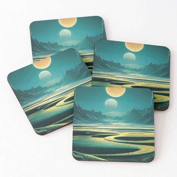 Item preview, Alien planet fantasy landscape designed and sold by mrlongfield.
