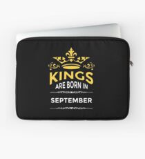 Kings Are Born In September Laptop Sleeve