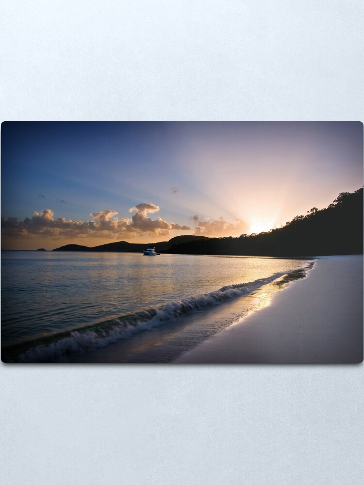 Alternate view of Whitehaven Sunrise Metal Print