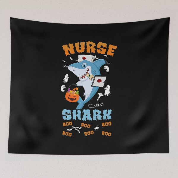 Item preview, Nurse Shark Boo Boo Boo Happy Halloween designed and sold by henkinpollokj.