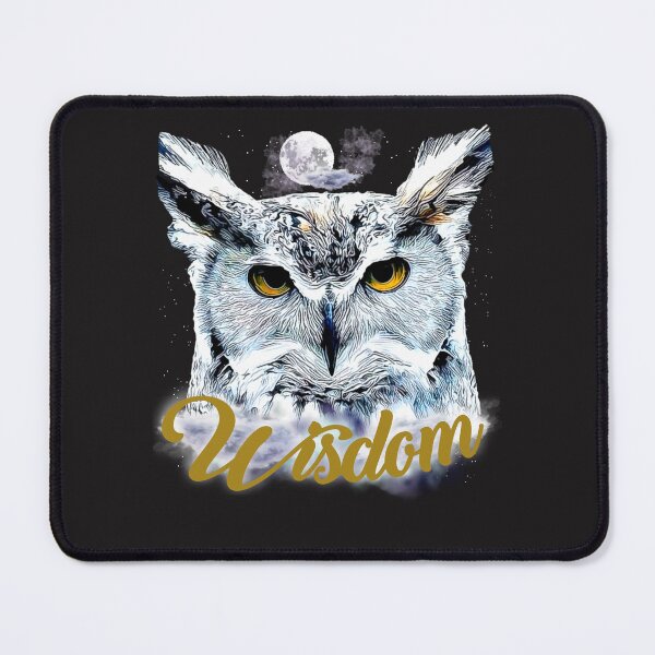 Item preview,  Wisdom Owl (gold font) designed and sold by Tripp Art Studio.