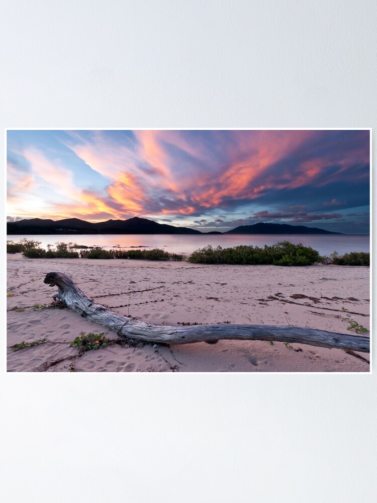 Thumbnail 2 of 3, Poster, Dingo Beach Sunset designed and sold by Tim Wootton.