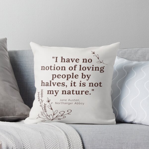 Artikelvorschau, Jane Austen Northanger Abbey Bookish Zitat entworfen und verkauft von YA Lit Reads.