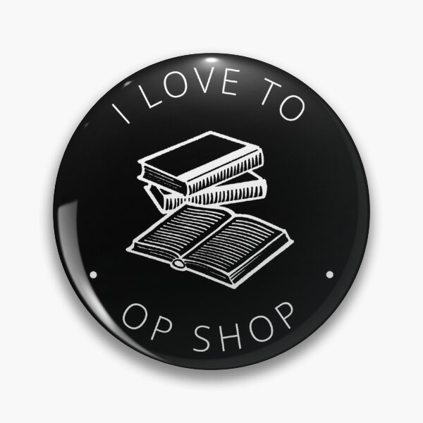 Item preview, I Love To Op Shop Books designed and sold by FunSheTees.