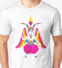 1997 Neon Rainbow Baphomet Unisex T-Shirt