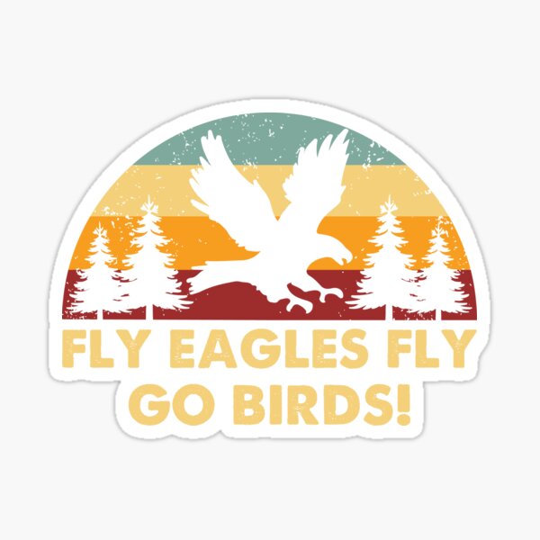 FLY EAGLES FLY Sticker for Sale by vcandelore