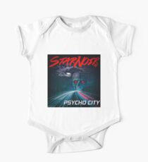 Psycho City EP Cover Short Sleeve Baby One-Piece