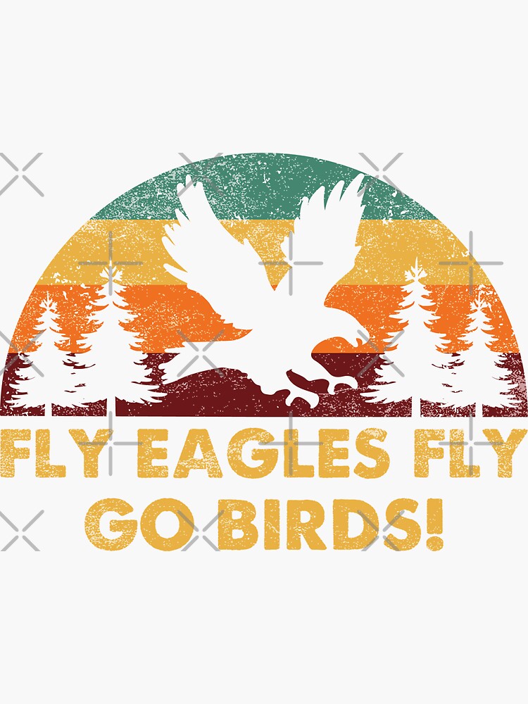 Philly Eagles Football Go Birds - Vintage Style - Its A Philly Thing -  Sticker