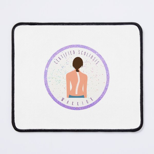 Item preview, Certified Scoliosis Warrior Sticker designed and sold by hopescoliosis.