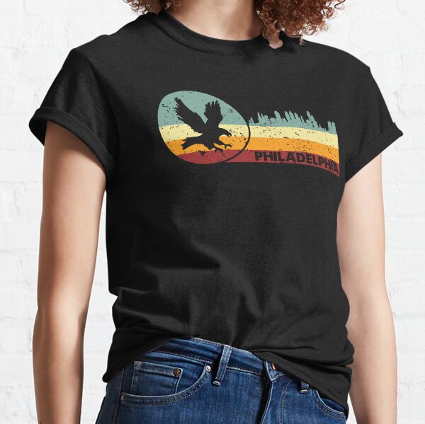 Junk Food Philadelphia Eagles Sunset Women's Vintage Tee