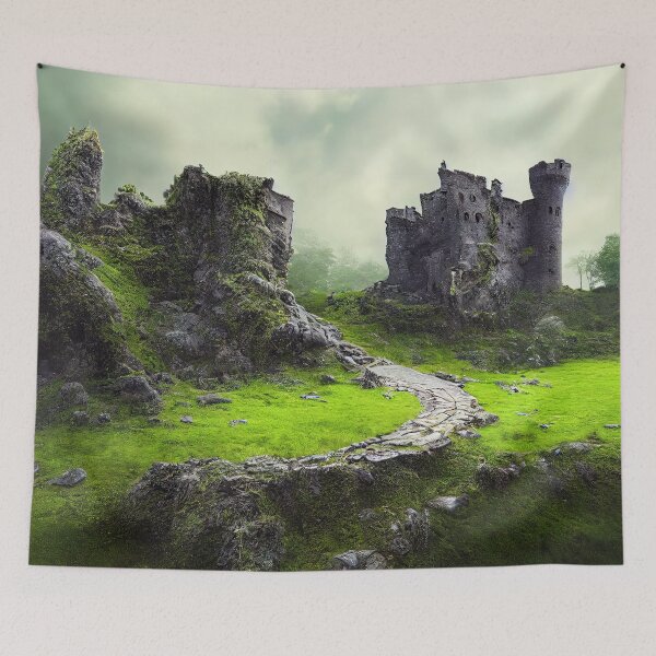 Item preview, The Ramshackle Broken Castle designed and sold by LessLowLast.