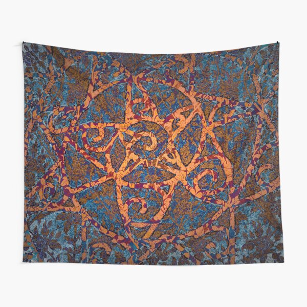 Sacred spiral II Tapestry