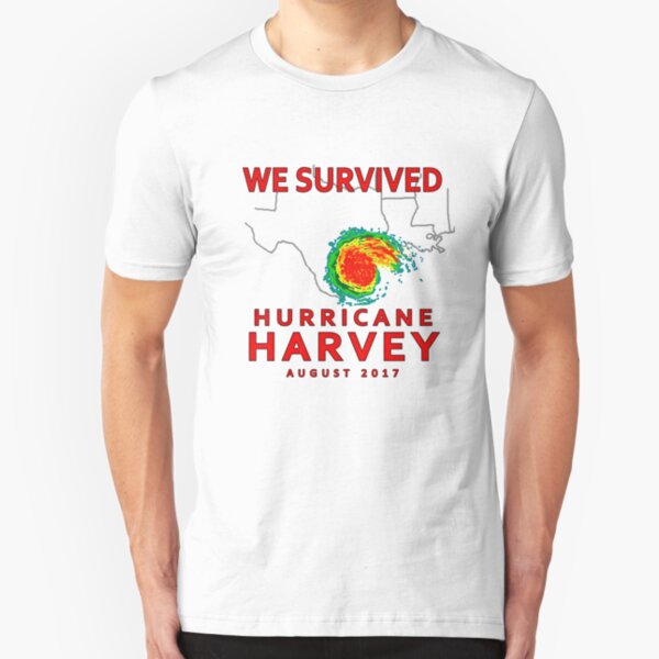 We Survived Hurricane Harvey 2017 Slim Fit T-Shirt