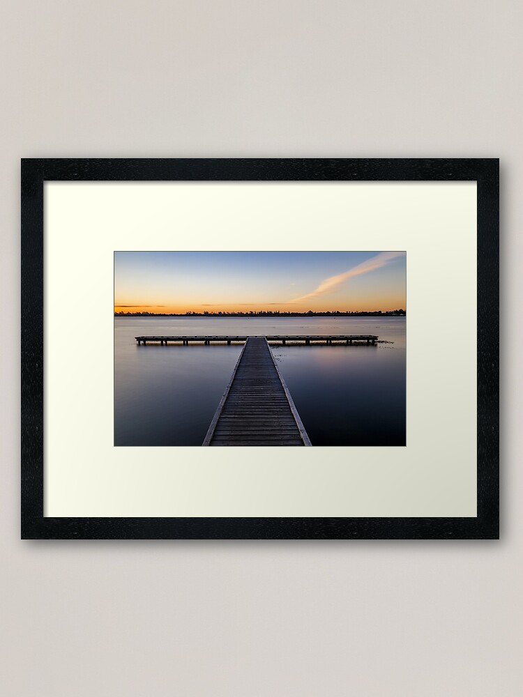 Alternate view of Lake Wendouree Jetty Framed Art Print