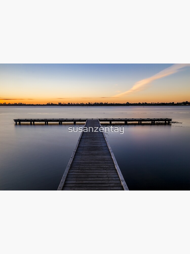 Lake Wendouree Jetty by susanzentay