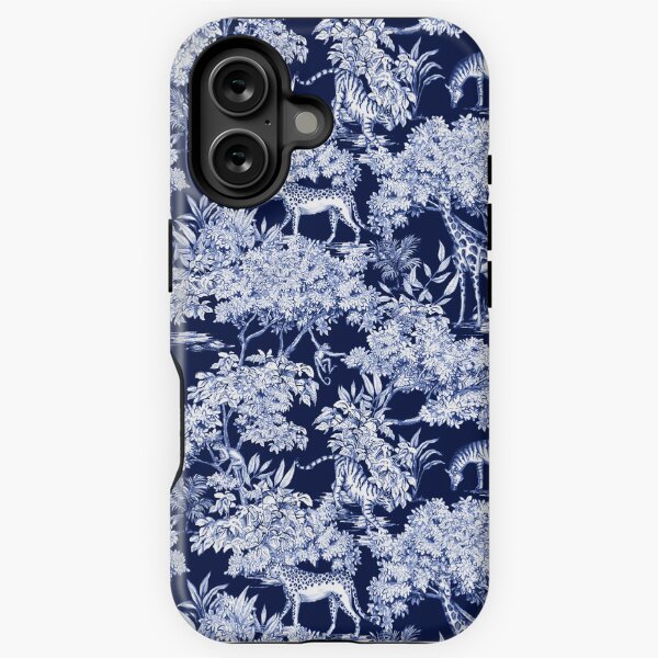 Item preview, midnight forest toile de jouy designed and sold by letsgow8th.